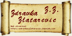Zdravka Zlatarević vizit kartica